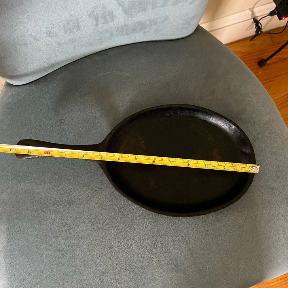 Vintage Oval Cast Iron Skillet